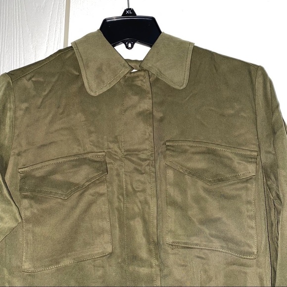 New Size M Bb Dakota Averie Drawstring Waist Military Coat NWT - Picture 5 of 8